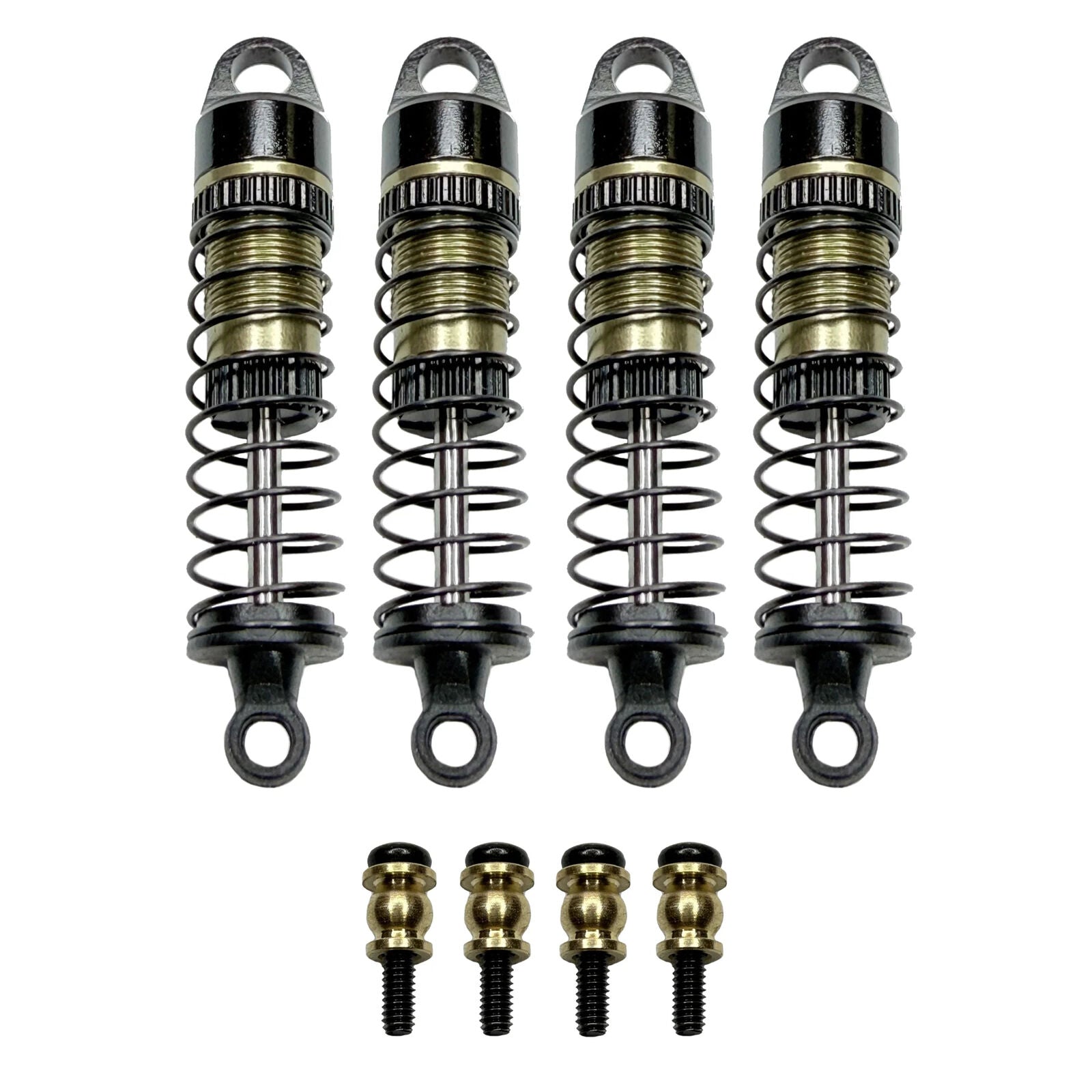 HobbyPlus Aluminum Oil Shock Set (Speck-SCT)