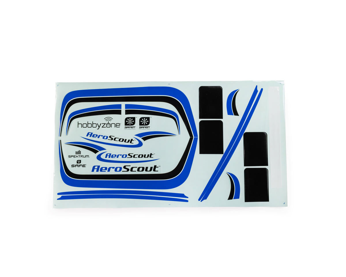 Hobbyzone AeroScout Blue Decal Sheet - HBZ-4027