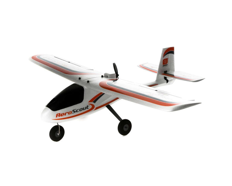 HBZ385001 Hobbyzone AeroScout S RC Plane, BNF Basic, HBZ385001