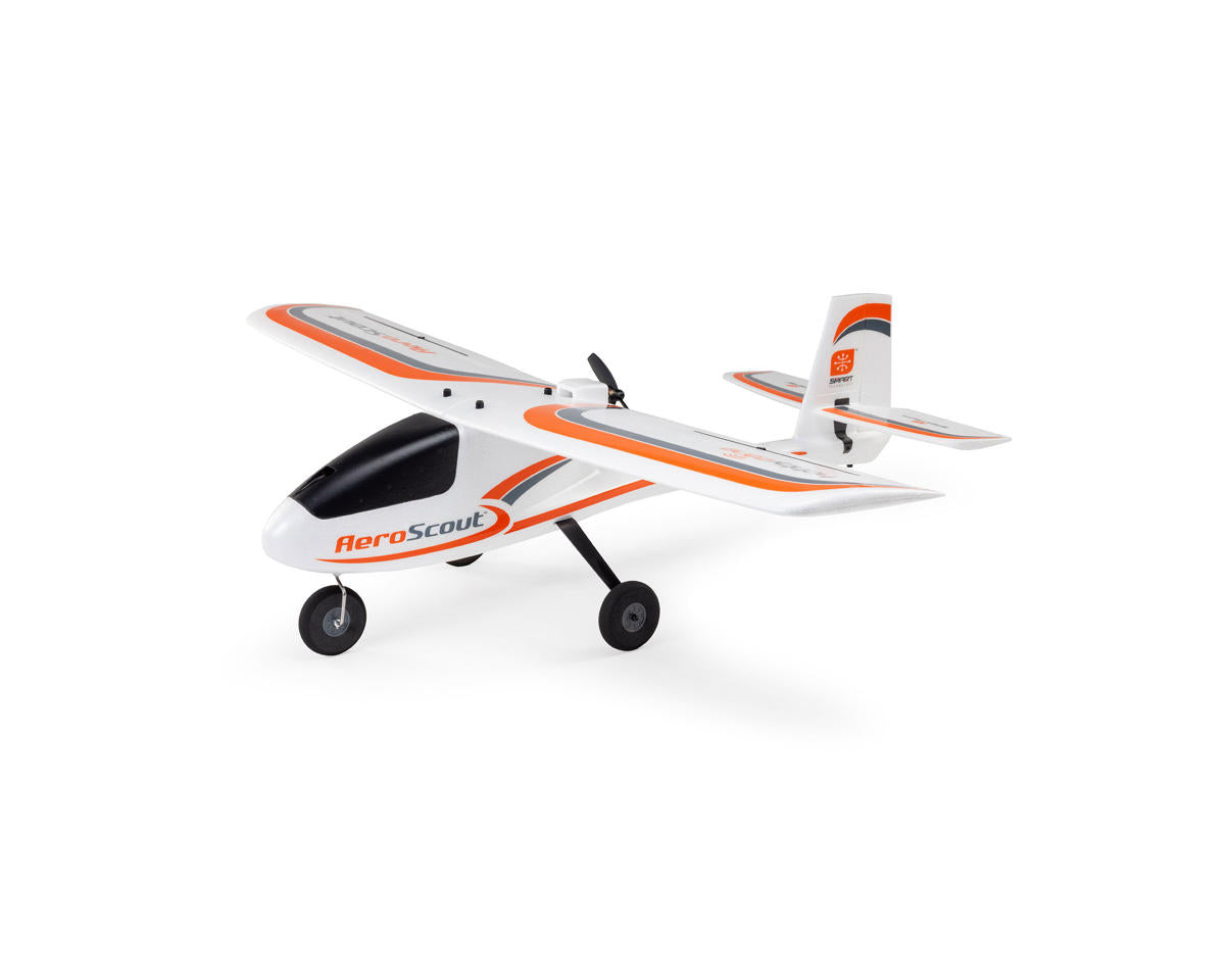 Hobbyzone AeroScout S 2 1.1m RC Plane with SAFE Technology, BNF Basic, HBZ385002 - HBZ385002