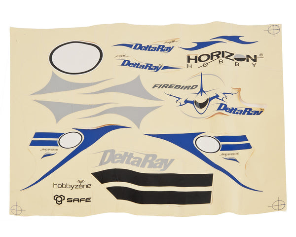 HBZ7910 Hobbyzone Decal Set, Delta Ray