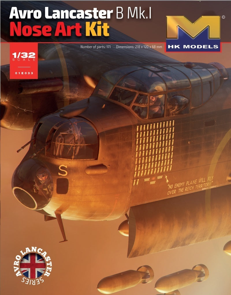 Hong Kong Models 1/32 Lancaster B Mk.I Nose Art Kit Plastic Model Kit