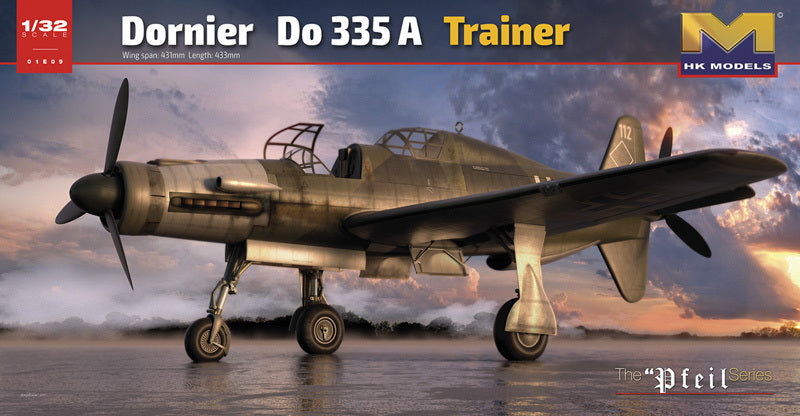 Hong Kong Models 1/32 Do335 A-10 2 Seat Trainer Plastic Model Kit