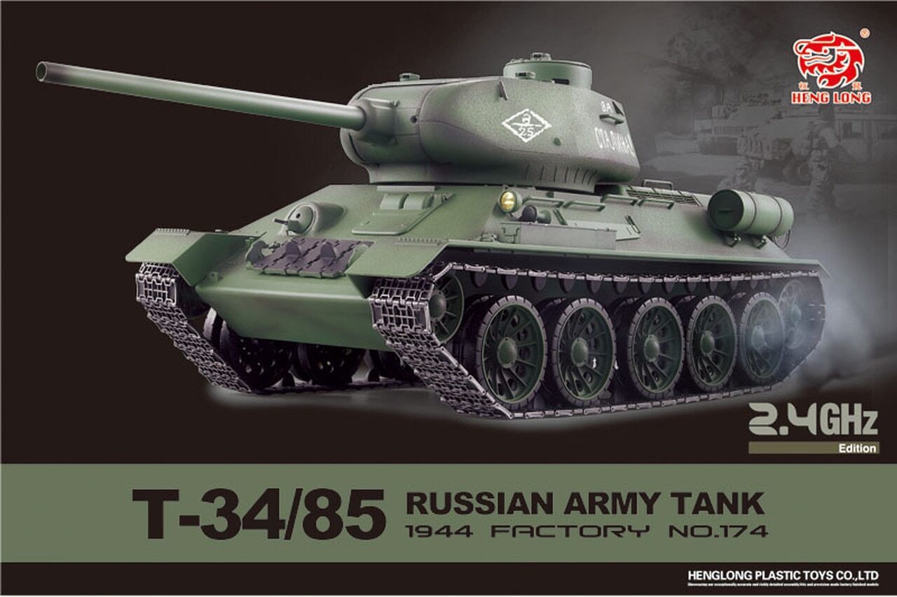 HL-3909-1 Heng Long 1/16 Soviet Union T-34/85 RC Medium Tank Heng Long