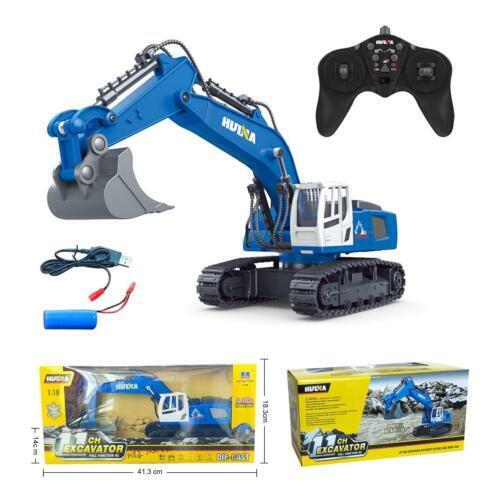 HN1558-GREY Huina 1/18 RC Excavator - Grey Huina
