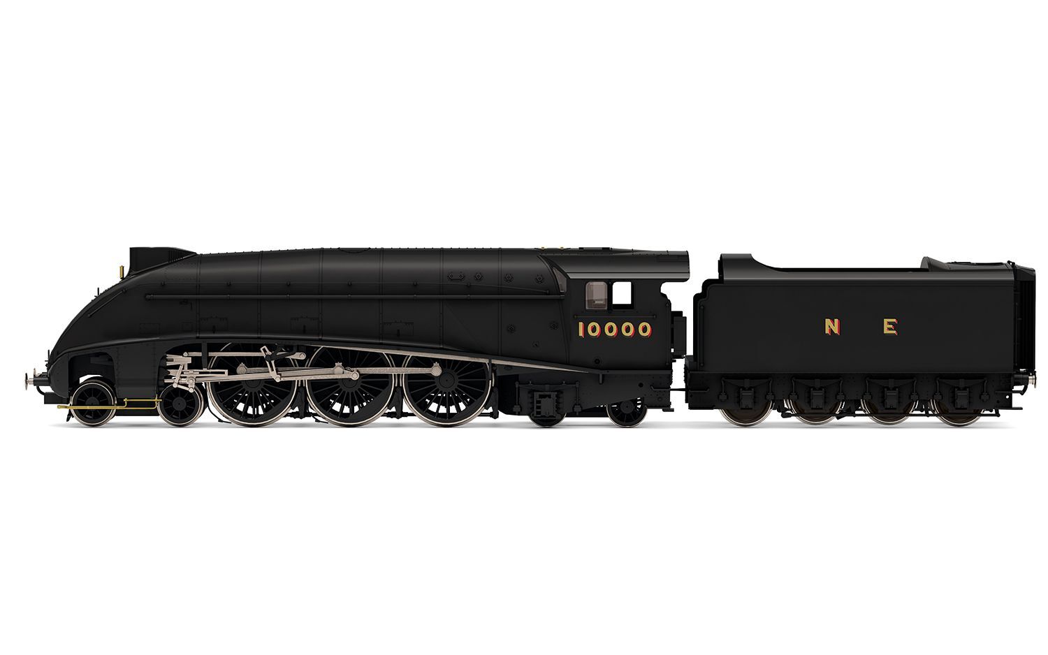 R30124 HORNBY LNER, W1 CLASS HUSH HUSH STREAMLINED, 4-6-4, 10000 - ERA 3 Hornby