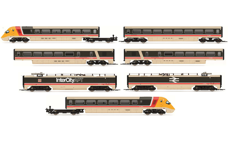 R30229 HORNBY BR CLASS 370 ADVANCED PASSENGER TRAIN SETS 370001 AND 370002 7 CAR TRAIN PACK - ERA 7