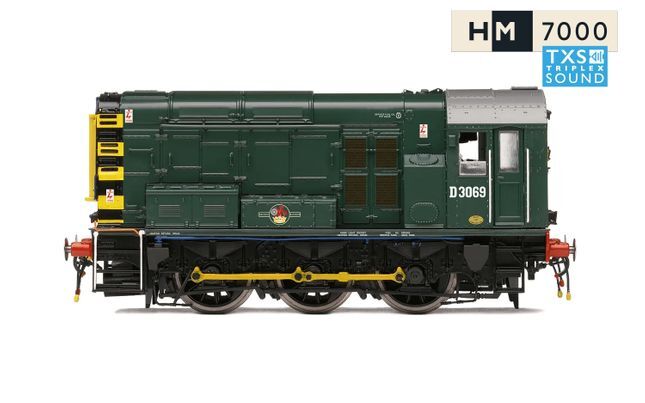 R30301TXS HORNBY BR CLASS 08 0-6-0 D3069 - ERA 5 (SOUND FITTED)