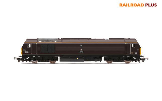 R30323 HORNBY RAILROAD PLUS DB CLASS 67 BO-BO 67005 QUEENS MESSENGER - ERA 10