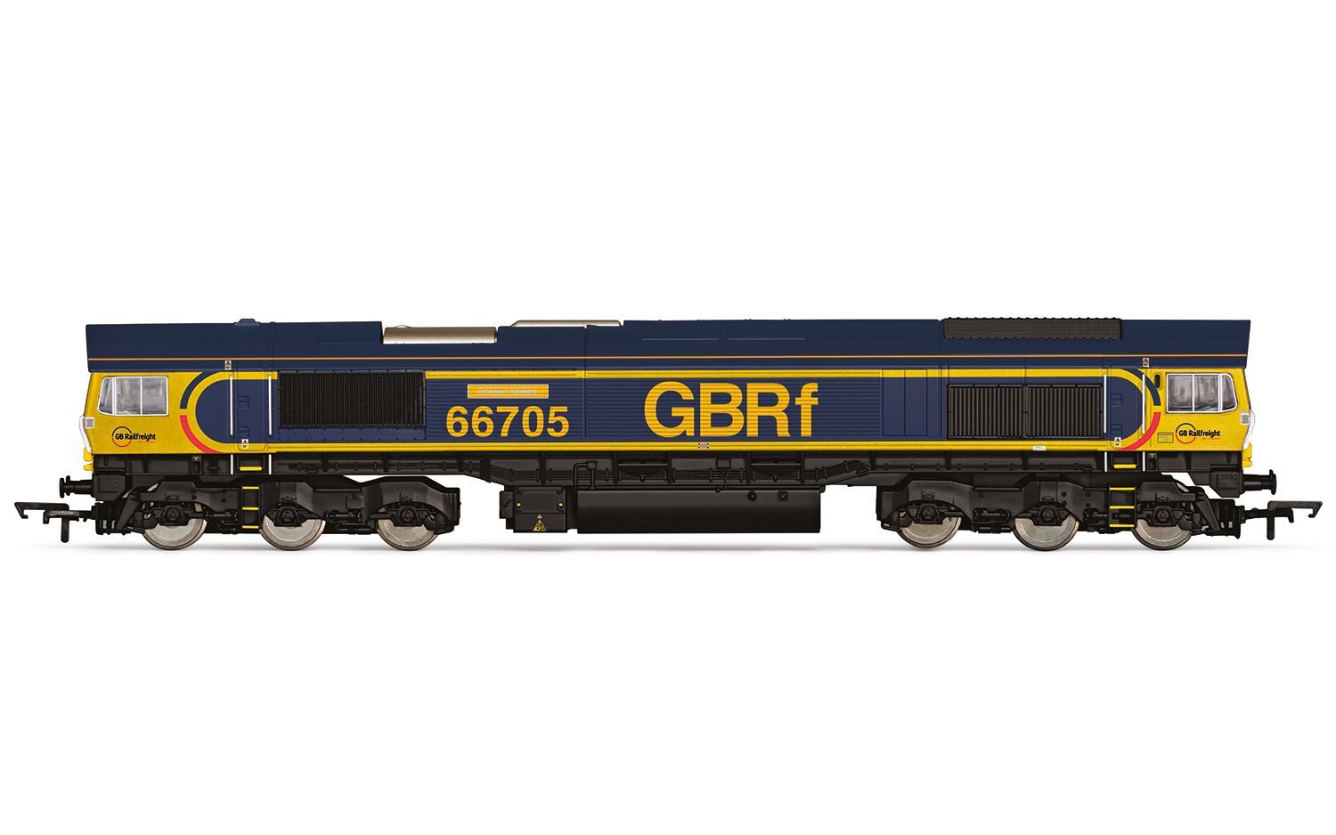 R30334 HORNBY GBRF, CLASS 66, CO-CO, 66705 GOLDEN JUBILEE - ERA 9 Hornby