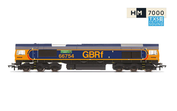 R30353TXS HORNBY GBRF, CLASS 66, CO-CO, 754 NORTHAMPTON SAINTS - ERA 11 (SOUND FITTED)