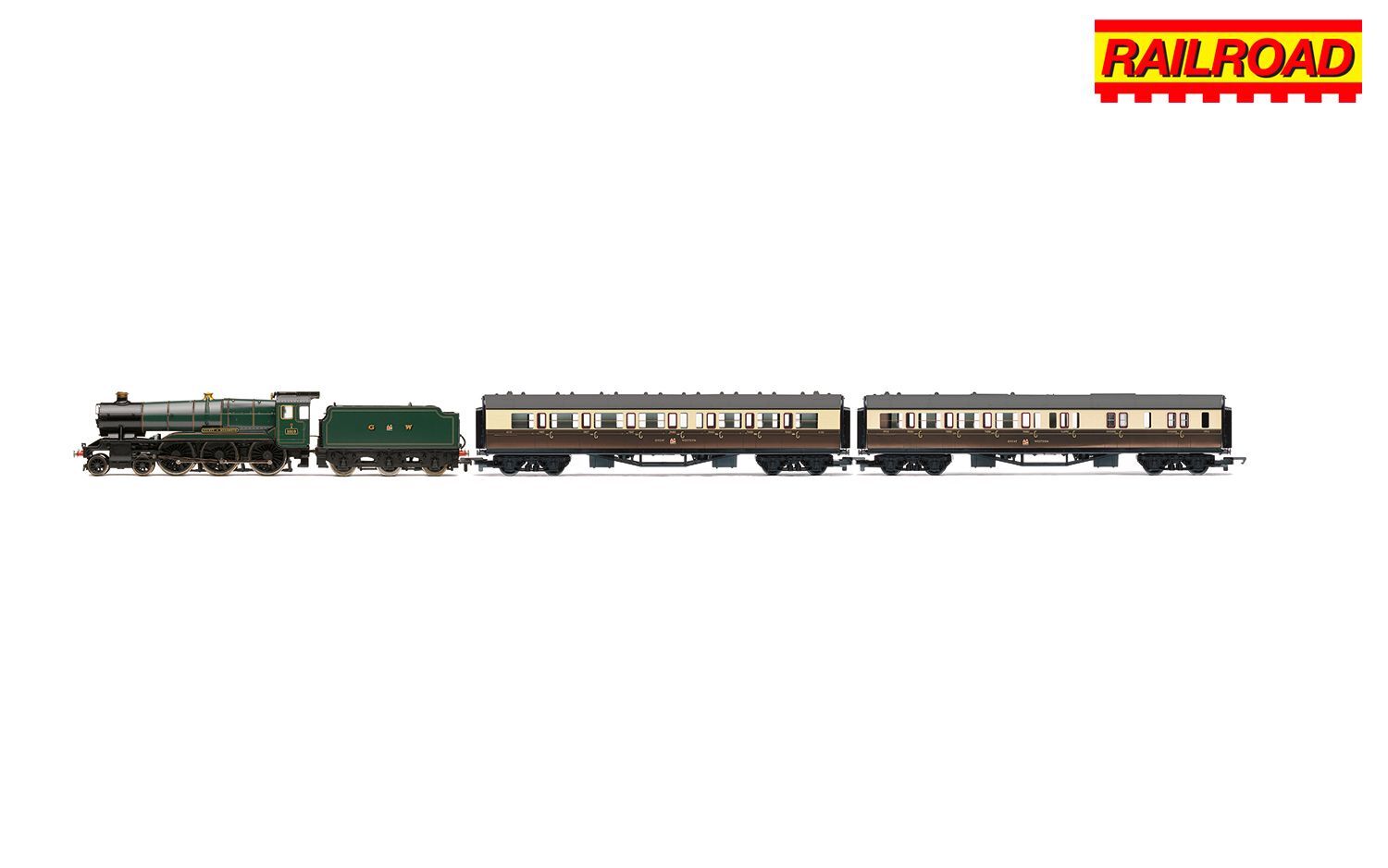 R30376 HORNBY RAILROAD GWR, CLASS 1000, COUNTY OF MERIONETH TRAIN PACK - ERA 3 Hornby