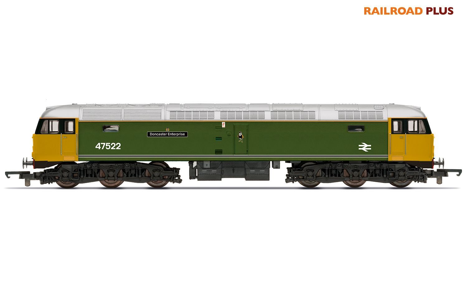 R30382 HORNBY RAILROAD PLUS BR, CLASS 47, 47522 DONCASTER ENTERPRISE - ERA 8 Hornby