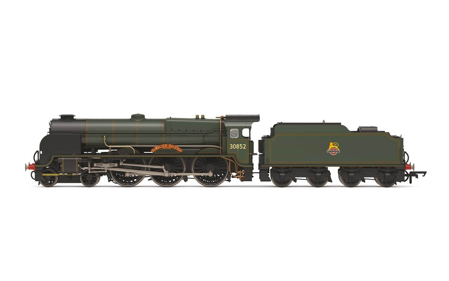 R3732 HORNBY BR (EARLY) LORD NELSON CLASS 4-6-0 30852 SIR WALTER RALEIGH - ERA 5 Hornby