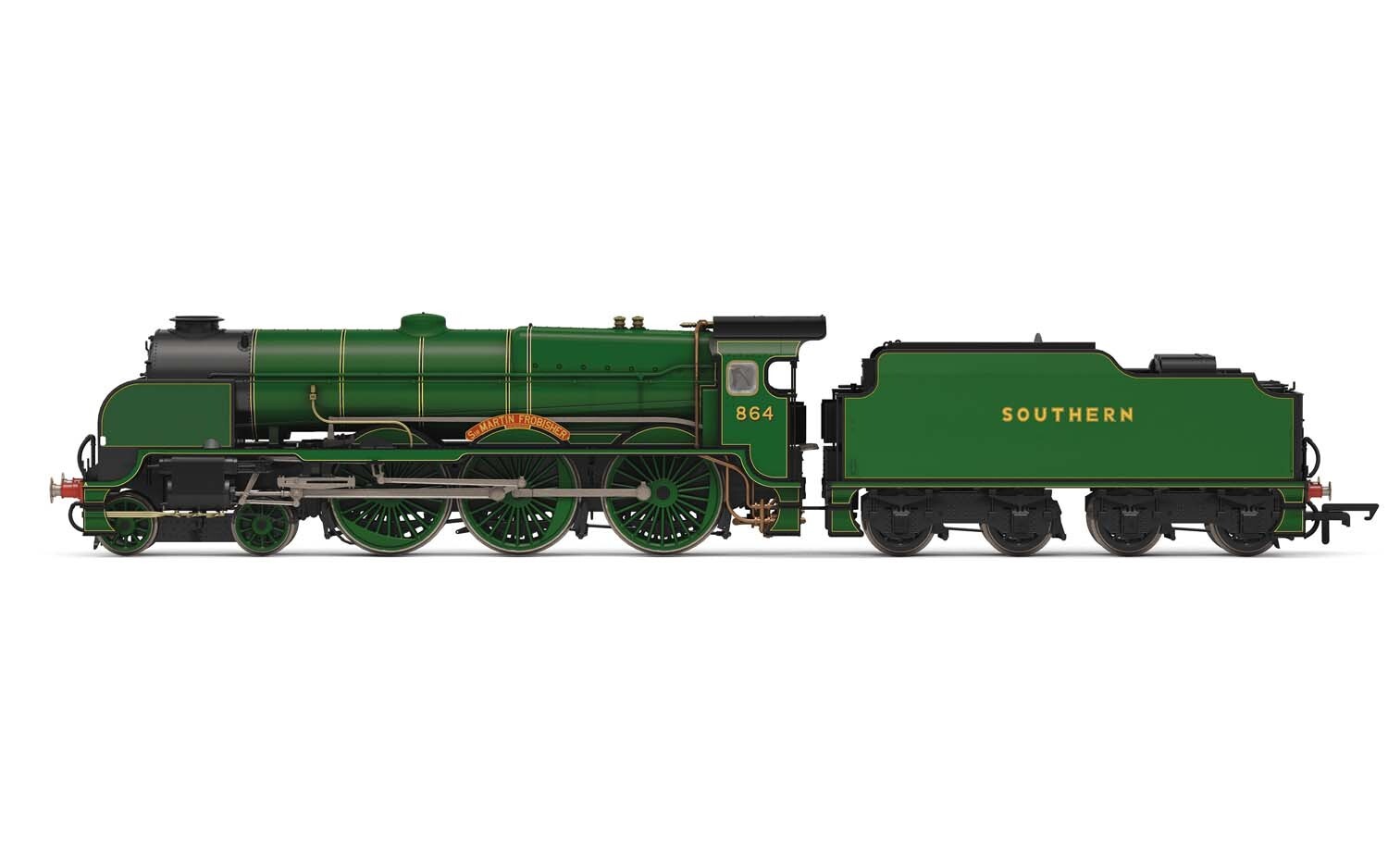 R3862 HORNBY SR LORD NELSON CLASS 4-6-0 864 SIR MARTIN FROBISHER - ERA 3 Hornby