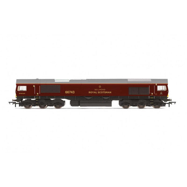 R3950 HORNBY GBRF/BELMOND ROYAL SCOTSMAN CLASS 66 CO-CO 66743 ERA 11