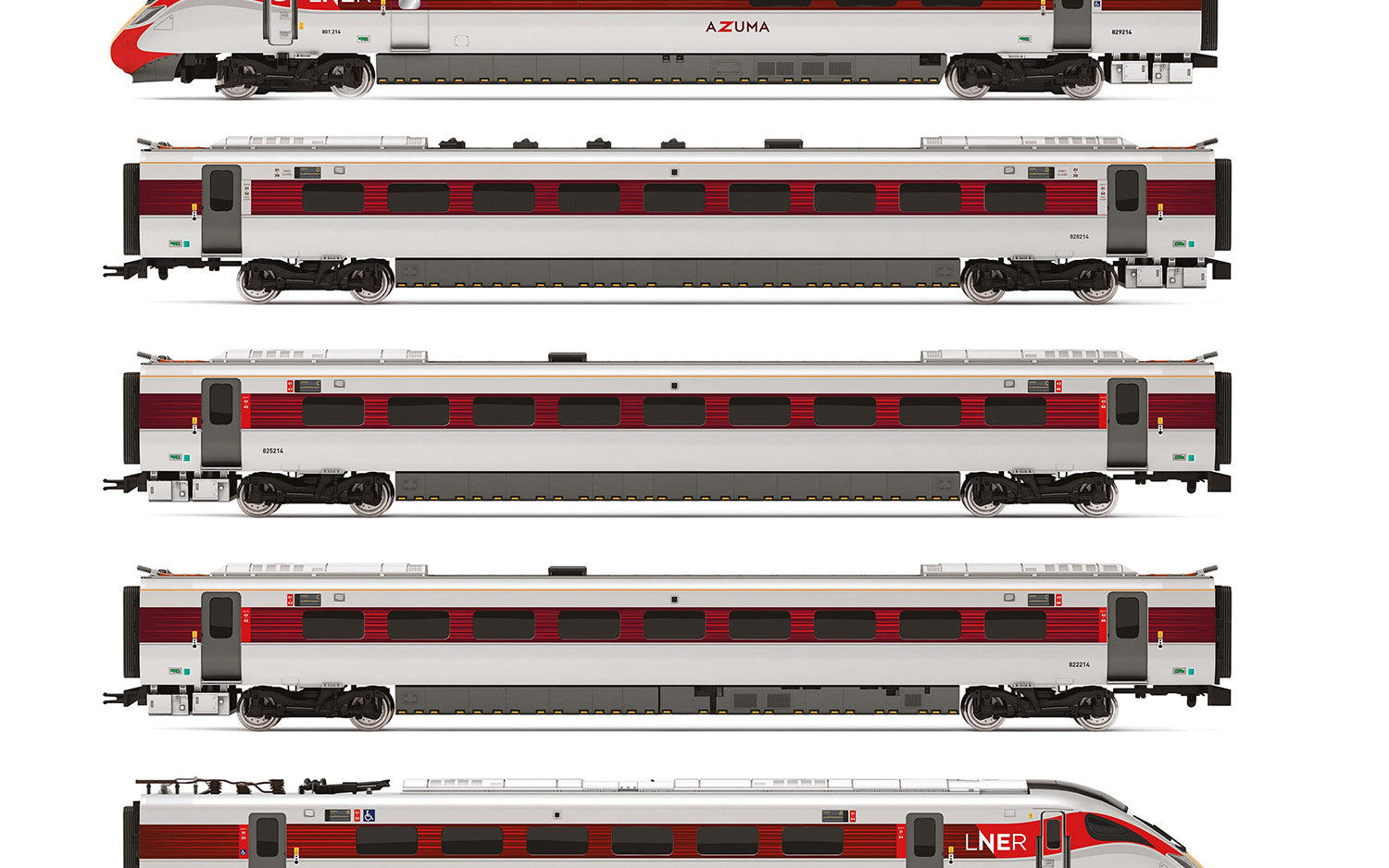 R3965 HORNBY LNER CLASS 801/2 TRAIN PACK - ERA 11 Hornby