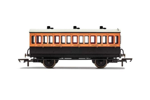 R40062A HORNBY LSWR 4 WHEEL COACH 3RD CLASS 308 - ERA 2