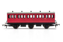 R40124A HORNBY BR 6 WHEEL COACH 3RD CLASS FITTED LIGHTS E31085 - ERA 4 Hornby