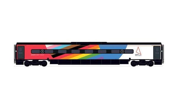 R40196 HORNBY AVANTI WEST COAST PENDOLINO PANTOGRAPH STANDARD BUFFET (PTSRMB) PRIDE LIVERY - ERA 11