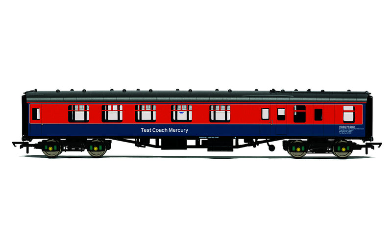 R40214 HORNBY BR DEPARTMENTAL EX-MK1 BCK TEST COACH MERCURY RDB975280 - ERA 7