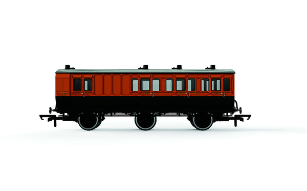 R40293 HORNBY LSWR 6 WHEEL COACH 3RD CLASS 648 - ERA 2