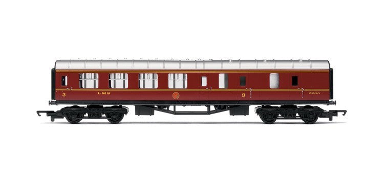 R4389 HORNBY RAILROAD LMS BRAKE THIRD COACH - ERA 3