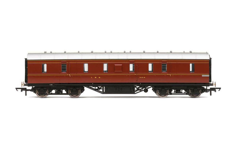 R4843 HORNBY LMS PERIOD III 50  GANGWAYED PASSENGER BRAKE 31010 - ERA 3