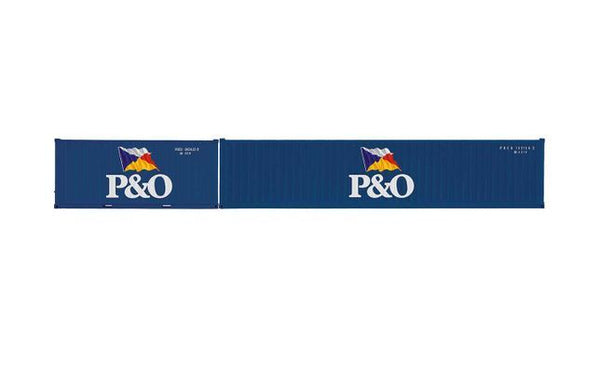 R60041 HORNBY P&O CONTAINER PACK 1 X 20  AND 1 X 40  CONTAINERS - ERA 11