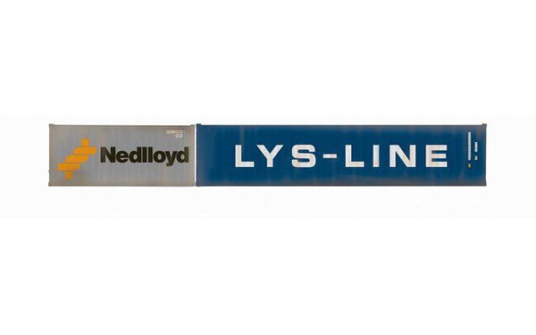 R60044 HORNBY NEDLLOYD & LYS-LINE CONTAINER PACK 1 X 20  AND 1 X 40  CONTAINERS - ERA 11