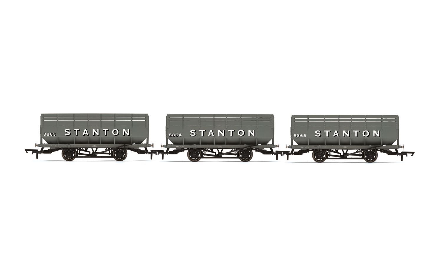 R60254 HORNBY STANTON COKE HOPPER WAGON TRIPLE PACK Hornby
