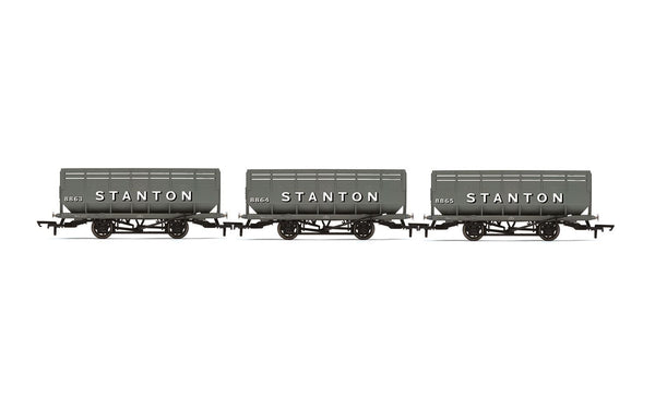 R60254 HORNBY STANTON COKE HOPPER WAGON TRIPLE PACK