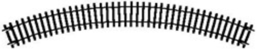 R605 HORNBY DOUBLE CURVE 1ST RADIUS