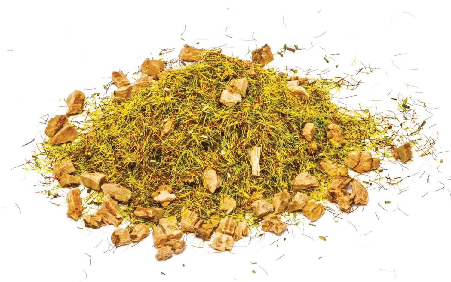 R7181 HORNBY STATIC GRASS - ALPINE MEADOW (WITH BOULDERS) 2.5MM Hornby