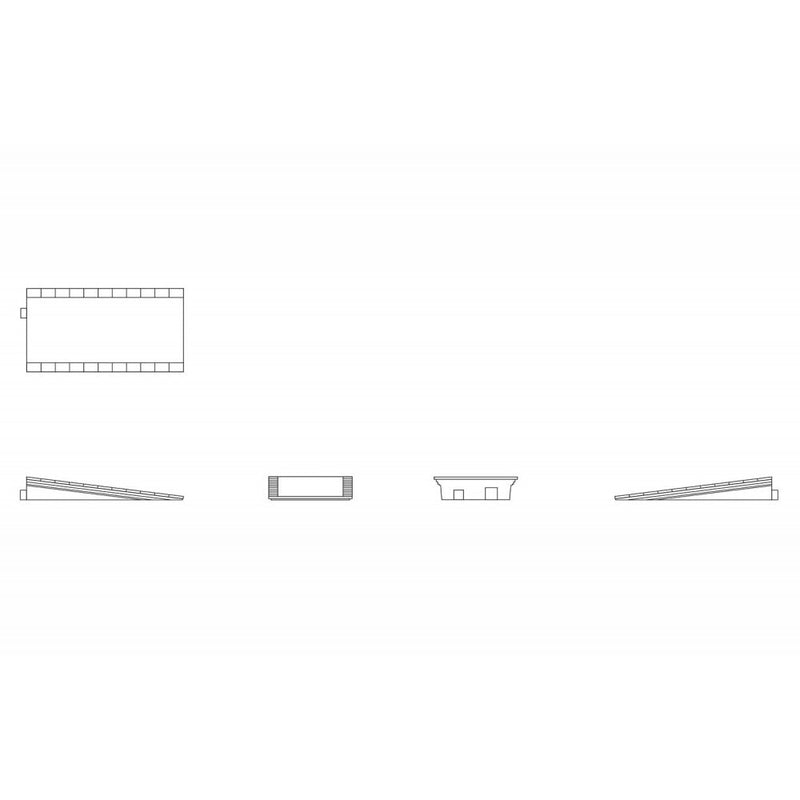 R7370 HORNBY PLATFORM END RAMP X 2