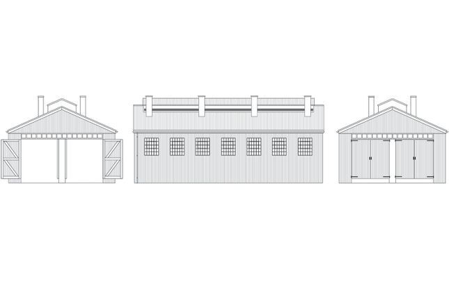 R7394 HORNBY GWR DUNSTER ENGINE SHED Hornby