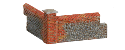 R8978 HORNBY BRICK WALLING CORNERS