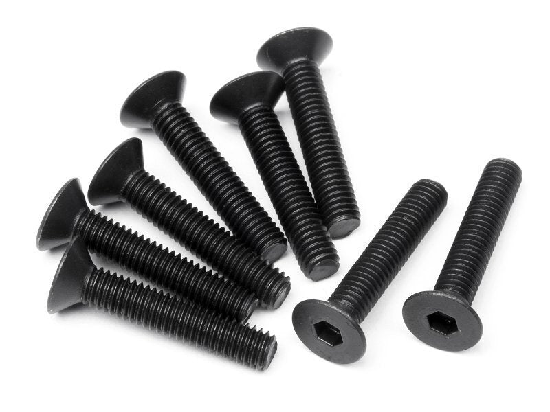 HPI-100557 HPI Flat Head Screw M3X16mm (Hex Socket/8Pcs) [100557] HPI