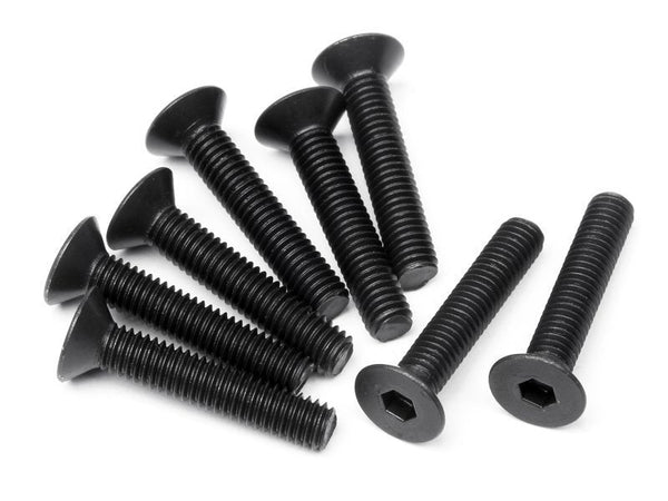 HPI-100557 HPI Flat Head Screw M3X16mm (Hex Socket/8Pcs) [100557]