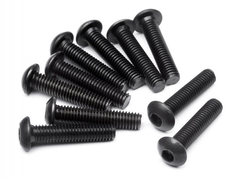 HPI-100559 HPI Button Head Screw M3x14mm (Hex Socket/10pcs) [100559] HPI
