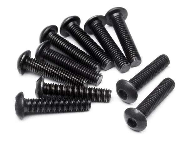 HPI-100559 HPI Button Head Screw M3x14mm (Hex Socket/10pcs) [100559]