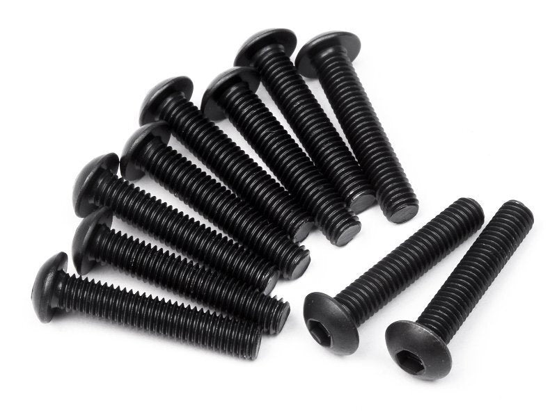 HPI-100560 HPI Button Head Screw M3X16mm (Hex Socket/10Pcs) [100560] HPI