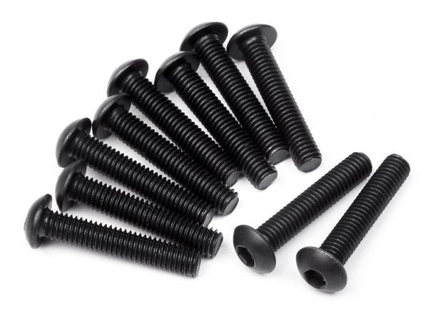 HPI-100560 HPI Button Head Screw M3X16mm (Hex Socket/10Pcs) [100560]