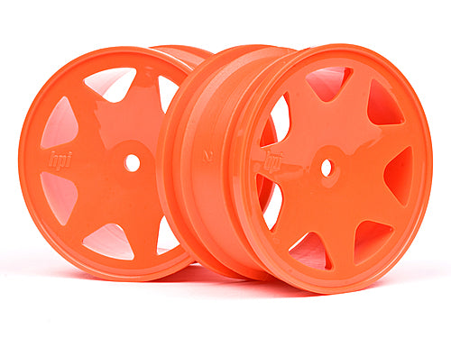 HPI-100623 HPI Ultra 7 Wheels Orange 35mm (2Pcs) [100623]
