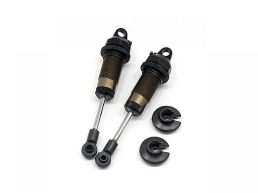 HPI-100883 HPI 100883 ALUMINIUM THREADED SHOCK SET (56-76MM/BLACK/2PC)