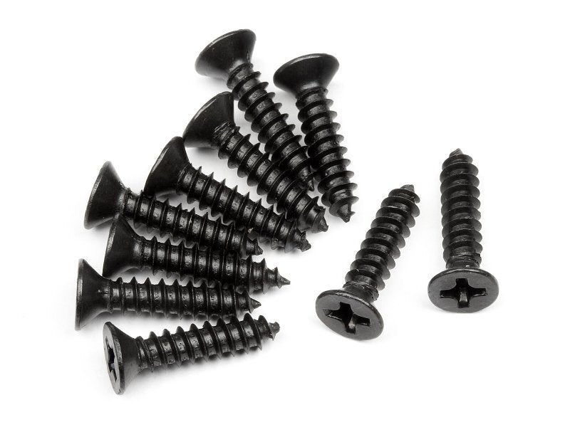 HPI-101245 HPI TP. Flat Head Screw M3*14mm (10Pcs) [101245] HPI