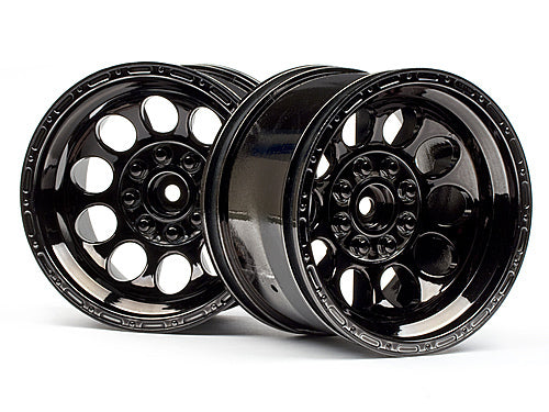 HPI-101252 HPI Bullet St Wheels Black Chrome (Pr) [101252]