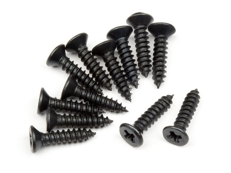 HPI-101273 HPI TP. Flat Head Screw M2.6X12mm (12Pcs) [101273] HPI