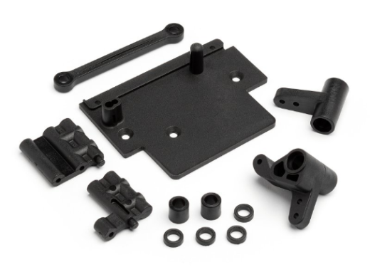 HPI-101662 HPI Bullet Flux Esc Plate And Steering Bellcrank [101662] HPI