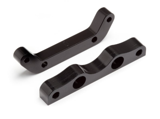 HPI-101768 HPI Alum. Suspension Holder (0 Deg) 6061 Trophy Series (Black) [101768]